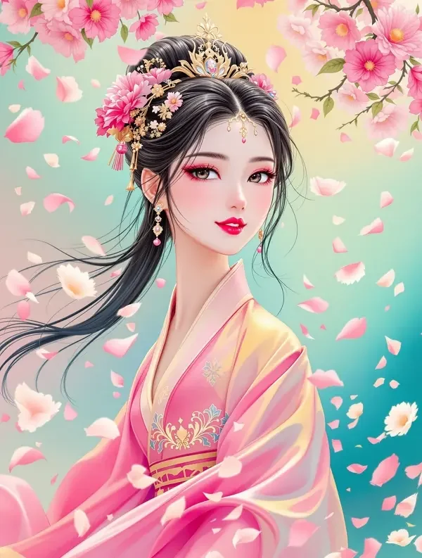 帝女花漫画封面