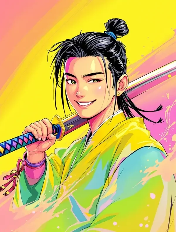 少年剑豪漫画封面